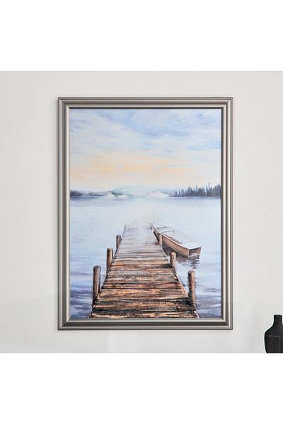 Home Box Vivid Aluminium Print Framed Picture 90x120 cm