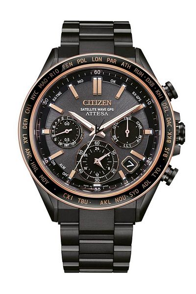 Citizen CC4074-61W Mens Watch Attesa Satellite Wave GPS 45mm 10ATM