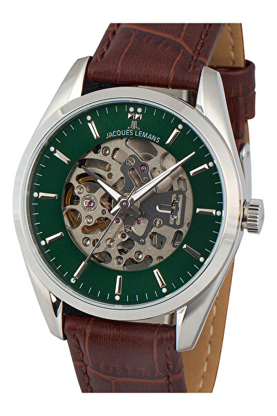 Jacques Lemans Ανδρικό ρολόι Jacques Lemans 1-2087B, Automatic, 40mm, 5ATM