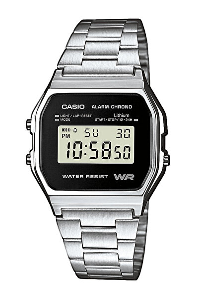 Casio Ceas bărbătesc A158WEA-1EF, cuarț, 33mm, 3ATM