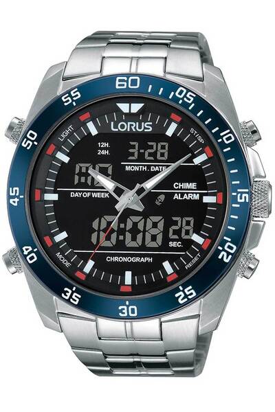 Lorus Ceas bărbătesc RW623AX9, cuarț, 46mm, 10ATM