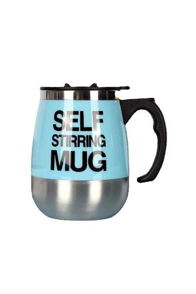 Generic Electric Stainless Steel Self Mixing Coffee Mug for Coffee, Milk, Cocoa, Hot Chocolate, Tea