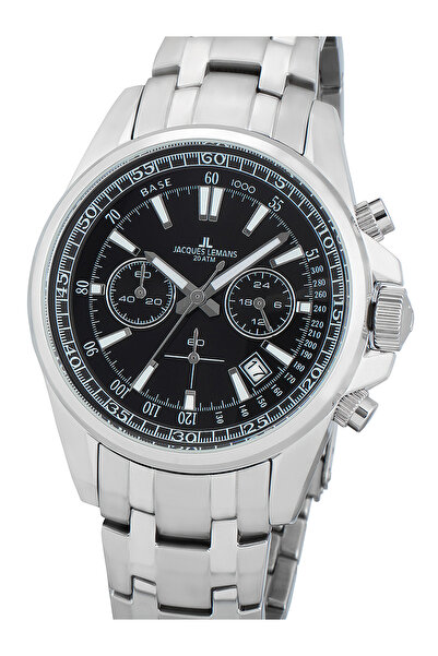 Jacques Lemans Ceas bărbătesc Jacques Lemans 1-2117I, Quartz, 44 mm, 20ATM