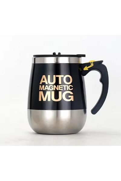 Generic Electric Stainless Steel Self Mixing Coffee Mug for Coffee, Milk, Cocoa, Hot Chocolate, Tea