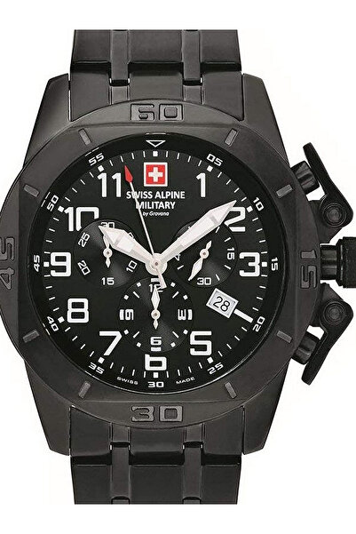 Swiss Alpine Military Ceas de bărbați Swiss Military 7063.9177, cuarț, 45 mm,...