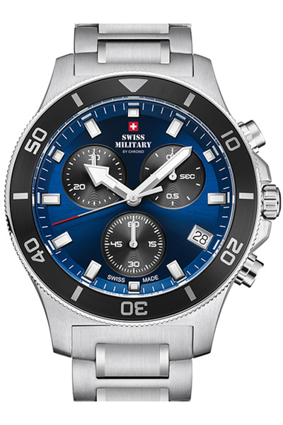 Swiss Military Ανδρικό ρολόι Swiss Military By Chrono SM34067.11, Quartz, 42m...