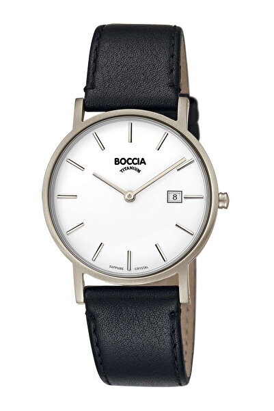 Boccia Ανδρικό ρολόι Boccia 3637-02, Quartz, 37mm, 5ATM