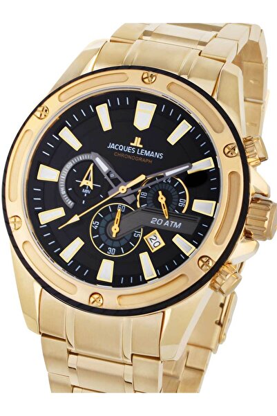 Jacques Lemans Ceas bărbătesc Jacques Lemans 1-2141J, Quartz, 48mm, 20ATM