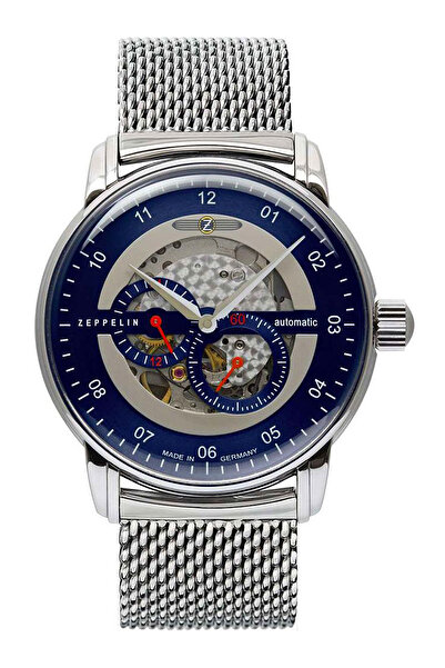 Zeppelin Mens Watch 8664M-3, Automatic, 43mm, 5ATM