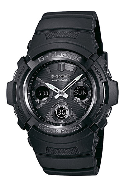Casio Ανδρικό ρολόι Casio AWG-M100B-1AER, Quartz, 46mm, 20ATM