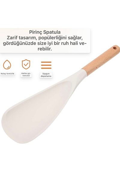 Yenigeldi 2 Silicone Spatula Spoons (2 in 1)