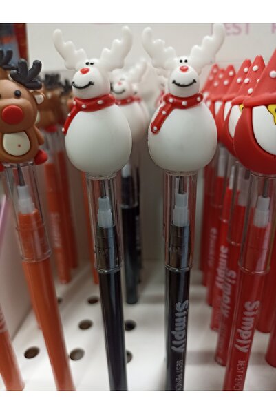 Bilen Kırtasiye Yumurtlayan Kalem Beyaz Geyik Emoji