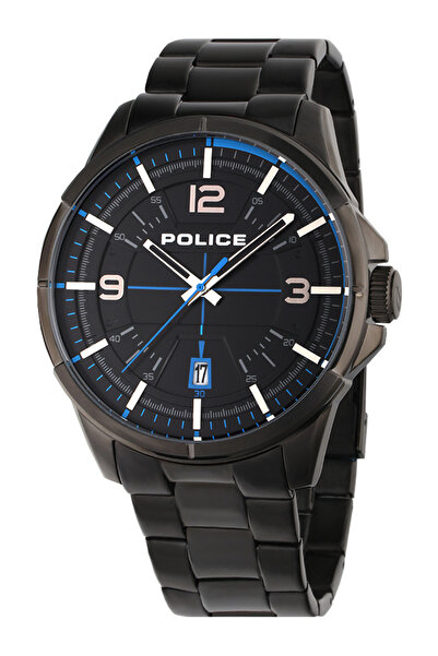 Police Ανδρικό ρολόι Police PEWJH2007040, Quartz, 48mm, 3ATM