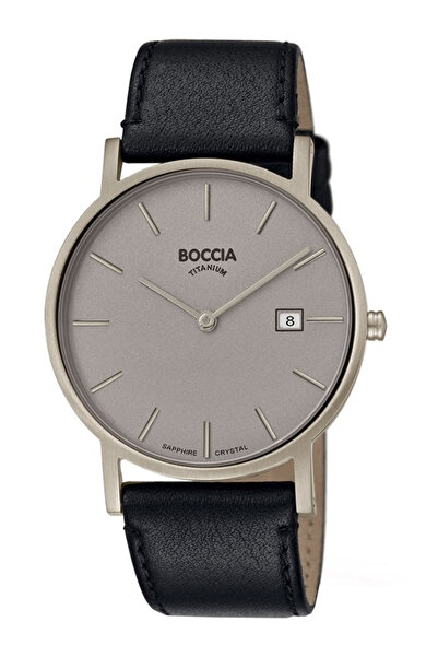Boccia Mens Watch 3637-01, Quartz, 37mm, 5ATM