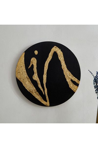 Home Box Mayan Hand Painted Frame Picture 40x1.8x40 cm