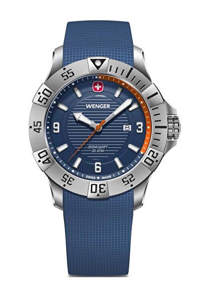 Wenger Ceas bărbătesc 01.0641.140, cuarț, 43mm, 20ATM