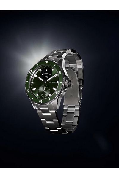 Withings HWA10-model 8-All-Int ScanWatch Nova Green 43mm 10ATM