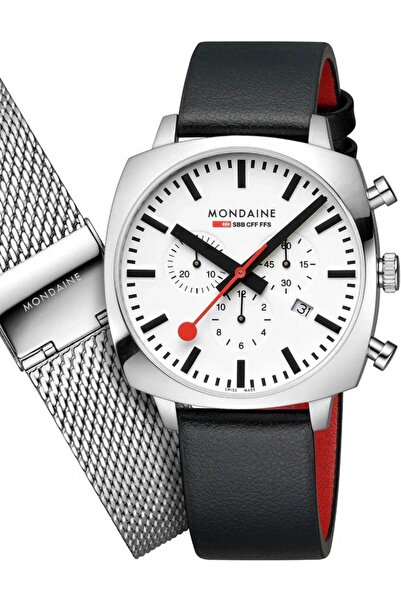 MONDAINE Ceas bărbătesc MSL.41410.LBV.SET, cuarț, 41mm, 5ATM