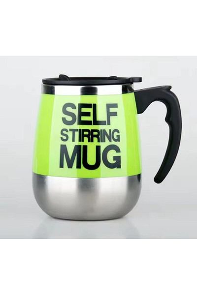 Generic Electric Stainless Steel Self Mixing Coffee Mug for Coffee, Milk, Cocoa, Hot Chocolate, Tea