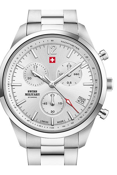 Swiss Military SM34097.02 Chronograph Mens Watch 42mm 5ATM