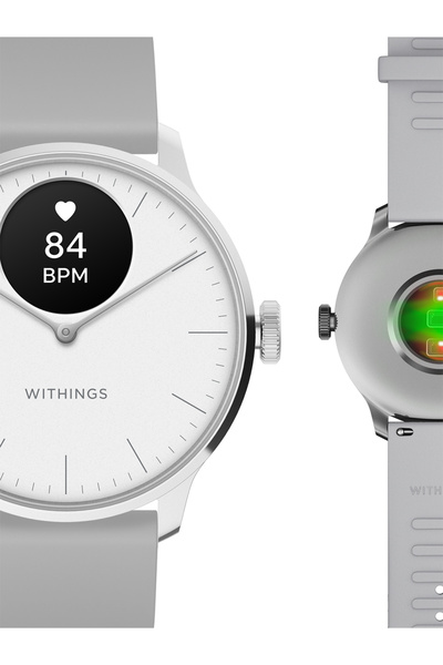Withings HWA11-model 3-All-Int ScanWatch Light White 37 mm 5ATM