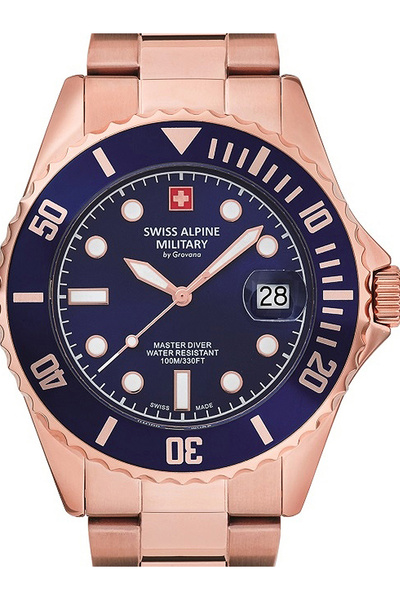 Swiss Alpine Military Ανδρικό ρολόι Swiss Military 7053.1165, Quartz, 42mm, 1...