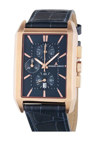 Jacques Lemans Ceas bărbătesc Jacques Lemans 1-2161.1G, cuarț, 34 mm, 5ATM