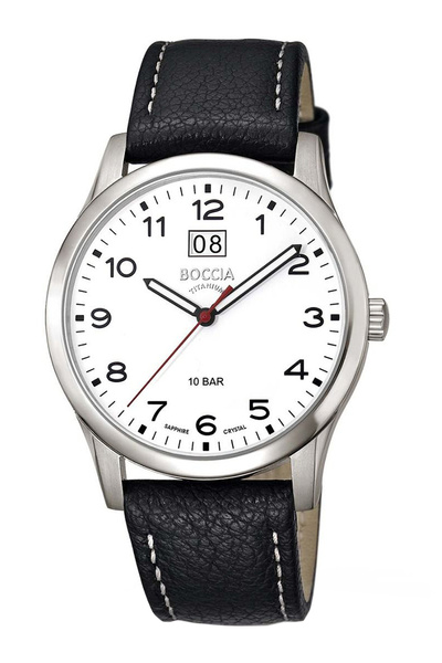 Boccia Ceas bărbătesc 3580-05, cuarț, 41mm, 10ATM
