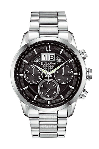 Bulova Ανδρικό ρολόι Bulova 96B319, Quartz, 44mm, 3ATM