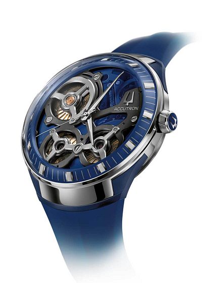 Bulova 28A208 Mens Watch Accutron DNA Casino Limited Edition blue