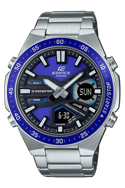 Casio EFV-C110D-2AVEF Edifice Men`s 46mm 10ATM
