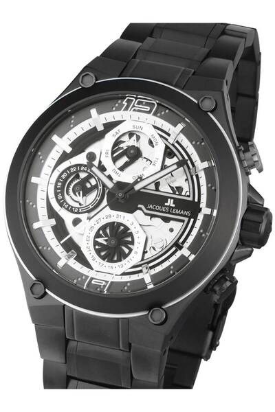 Jacques Lemans Ceas bărbătesc Jacques Lemans 1-2150F, cuarț, 43 mm, 10 ATM