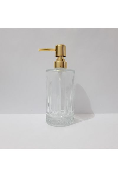 renkli çiçekler Γυάλινος διανομέας υγρού σαπουνιού 400 ML