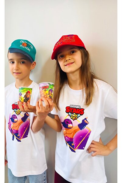 BRAWL STARS tarz baskılı 100% Pamuk karakter El primo