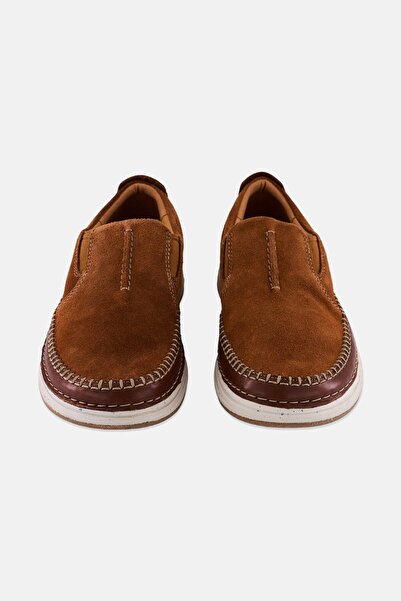 CLARKS Men Standard Nature 5 Walk Slip On Shoes, Brown