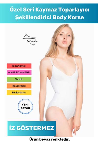 Fernanda Premium Laser Cut Non-Marking Non-Slip Shaping Tightening Firming Women's Body Corset
