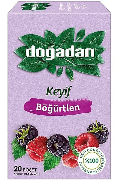 Doğadan شاي الفواكه المشكلة مع التوت الأسود