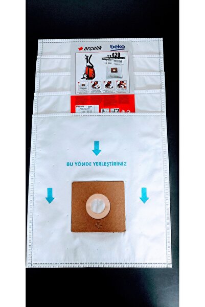 Arçelik Beko Orijinal TT/420, S/4210, S/4240, S/4250Elektrikli Süpürge Toz To...
