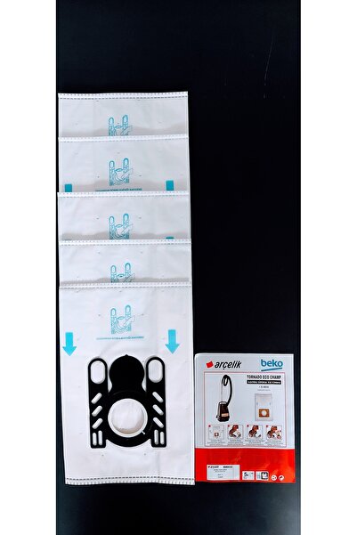 Arçelik Orijinal S/4935 Elektrikli Süpürge Toz Torbası 5 Adet