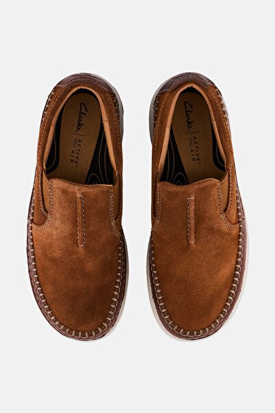 CLARKS Men Standard Nature 5 Walk Slip On Shoes, Brown