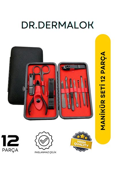 Dr.Dermalok Manicure Set 12 Pieces