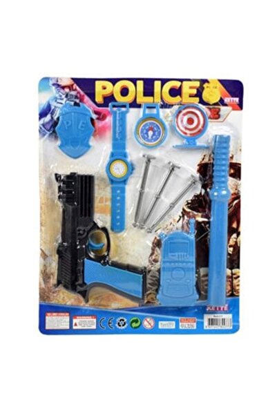 abnturk Oyuncak Tabancalı Telsizli Polis Seti