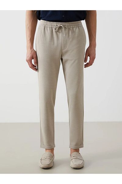 LC Waikiki Ανδρικό παντελόνι LCW Vision Beige Slim Fit