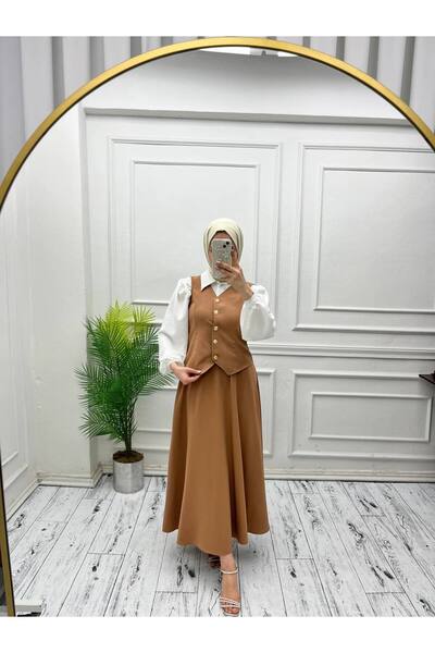 MissPul Τριπλό σετ με γιλέκο και φούστα Νέα σεζόν (ΠΕΡΙΛΑΜΒΑΝΕΤΑΙ ΠΟΥΚΑΜΙΣΟ)