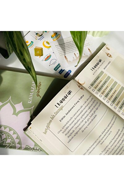 Store Ramazana Özel Bilgilendirici Ajanda