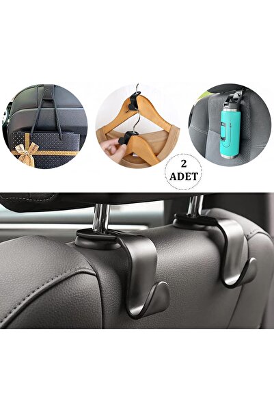 Boldy 2-dijelni držač za naslon autosedača - Kuka za autosedež - Držač za aut...