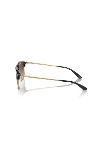 Emporio Armani Man Pilot Sunglasses- Ea 4228 - Lense Size:55mm - Shiny Black/matte Pale Gold