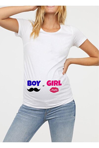 Nebulaa Tekstil تي شيرت نسائي للحوامل مقاس كبير