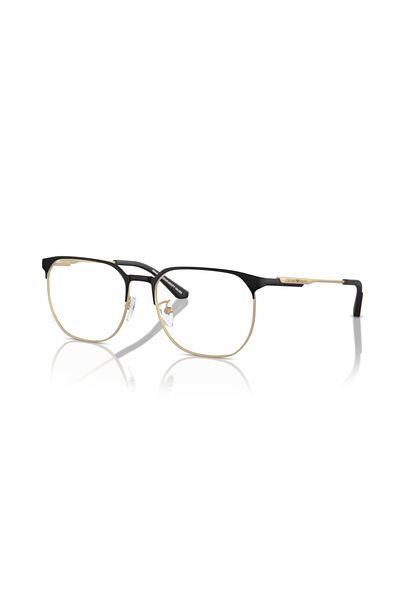 Emporio Armani Man Phantos Eyeglasses- Ea 1158d - Lense Size:54mm - Matte Pale Gold/black