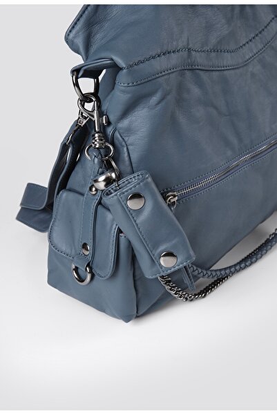 ÇÇS LONDON ÇÇS Мийка Шкіра Ланцюг Детальна Сумка для Рук і Плечей